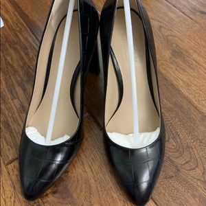 Black Croco M.Gemi Lustro Pumps EU 36.5 (US 6.5)